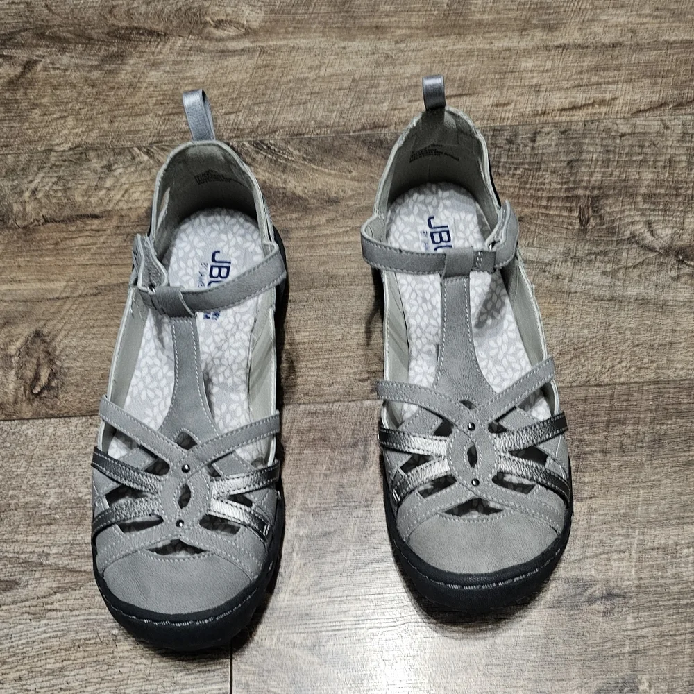 Jbu memory foam Cushioned sandals women's size 7